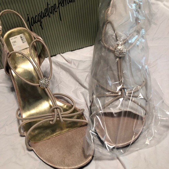 Gold Dress Sandals - Picture 2 of 5